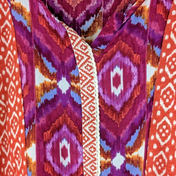 Anthropologie | Akemi+Kin Aztec Print Top Small - Picture 3 of 7